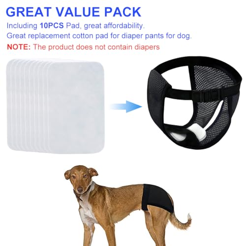 Qpets® Pet Cotton Pads for Medium Dogs Soft Breathable Diaper Replacement Essential for Female Labrador Retriver Rottweiler German Shepherd 30PCS 15X13CM Qpets® Pet Cotton Pads for Medium Dogs Soft Breathable Diaper Replacement Essential for Female Labrador Retriver Rottweiler German Shepherd 30PCS 15X13CM